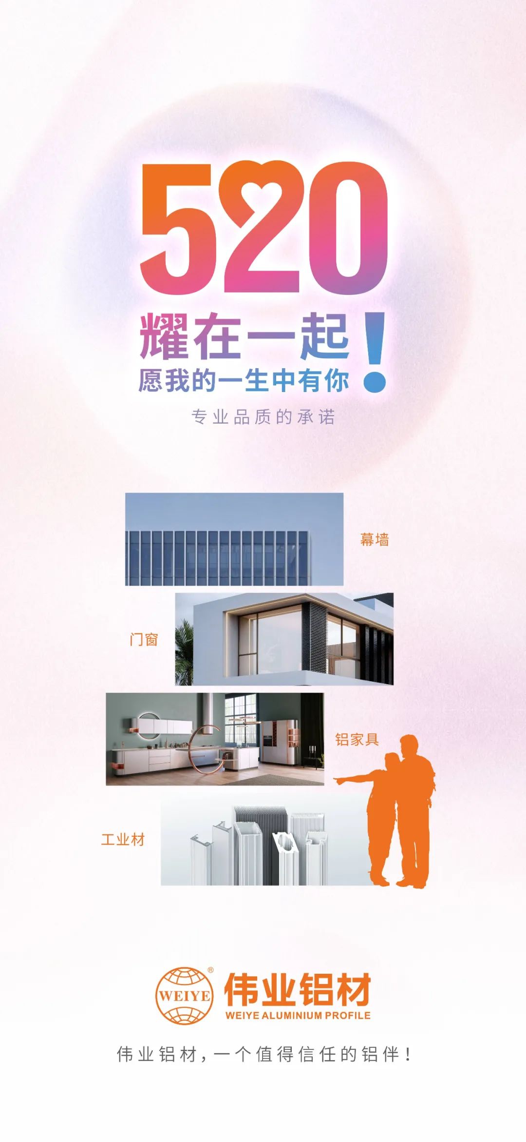 520 耀在一路！ 愿我的毕生中有你 PG电子铝材，，，，，，一个值得信任的铝伴