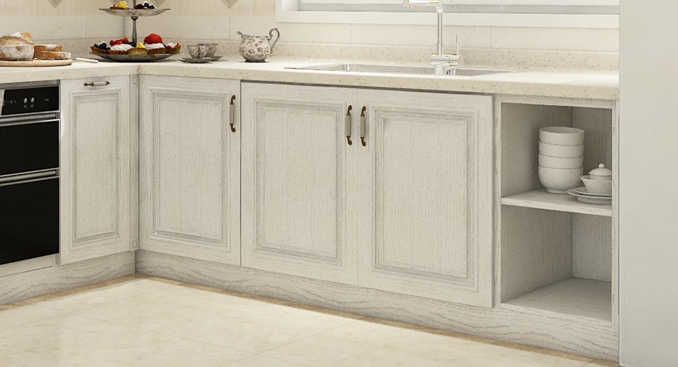 French white cabinet