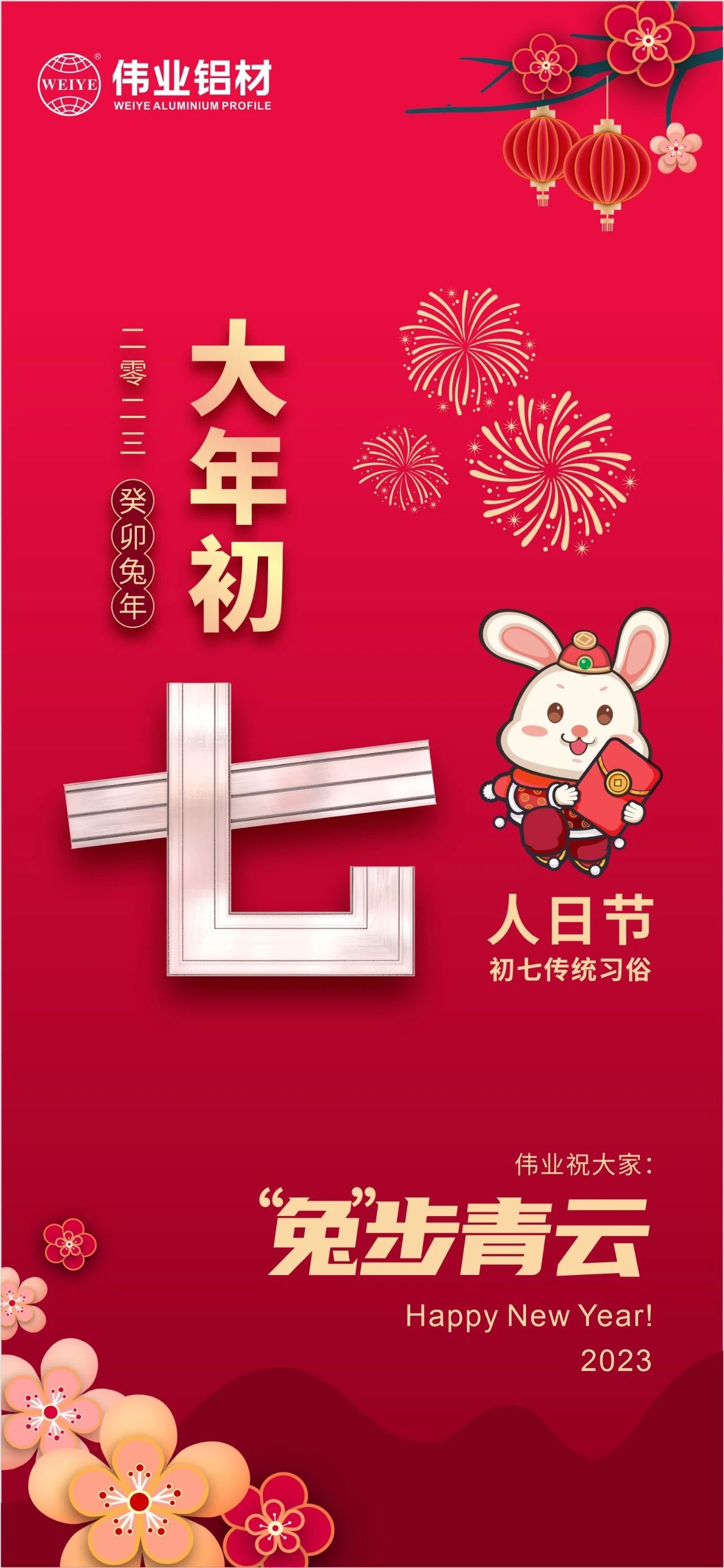 大岁首七·人日节｜PG电子祝您“兔”步青云！